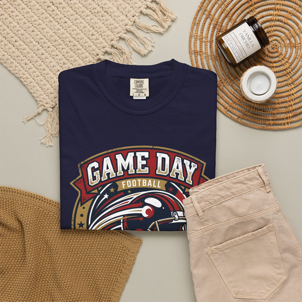 Game Day Football T-Shirt — Championship Squad "The Huddle"