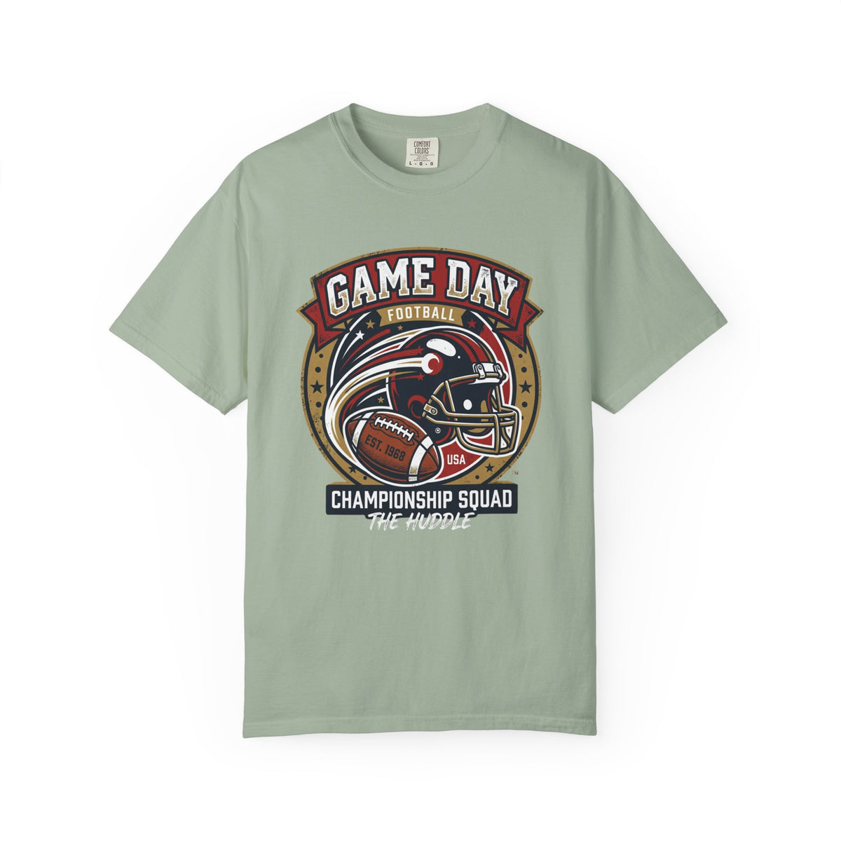 Game Day Football T-Shirt — Championship Squad "The Huddle"