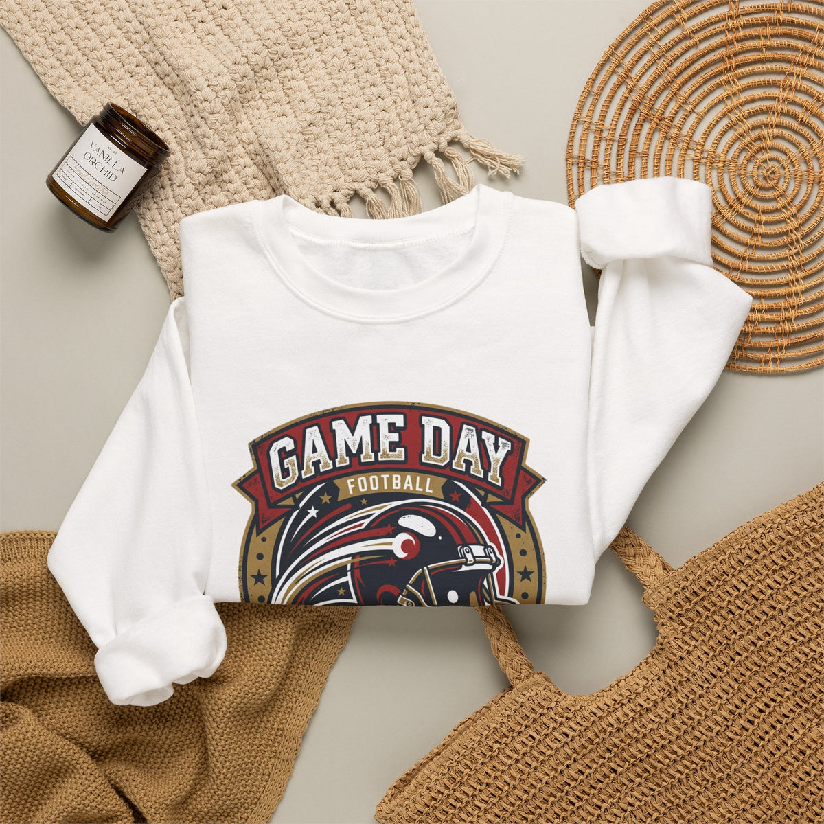 Game Day Football Crewneck Sweatshirt – Championship Squad