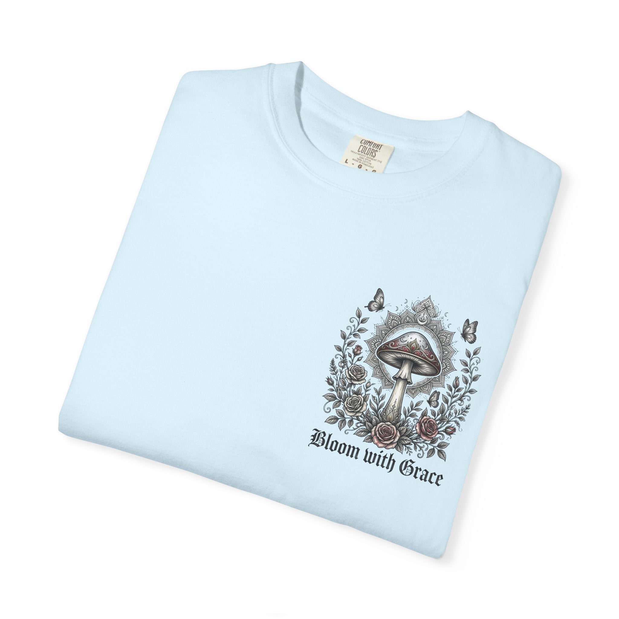 If Mushrooms Can Grow Through Shit T-shirt | Psychedelic Mushroom Design