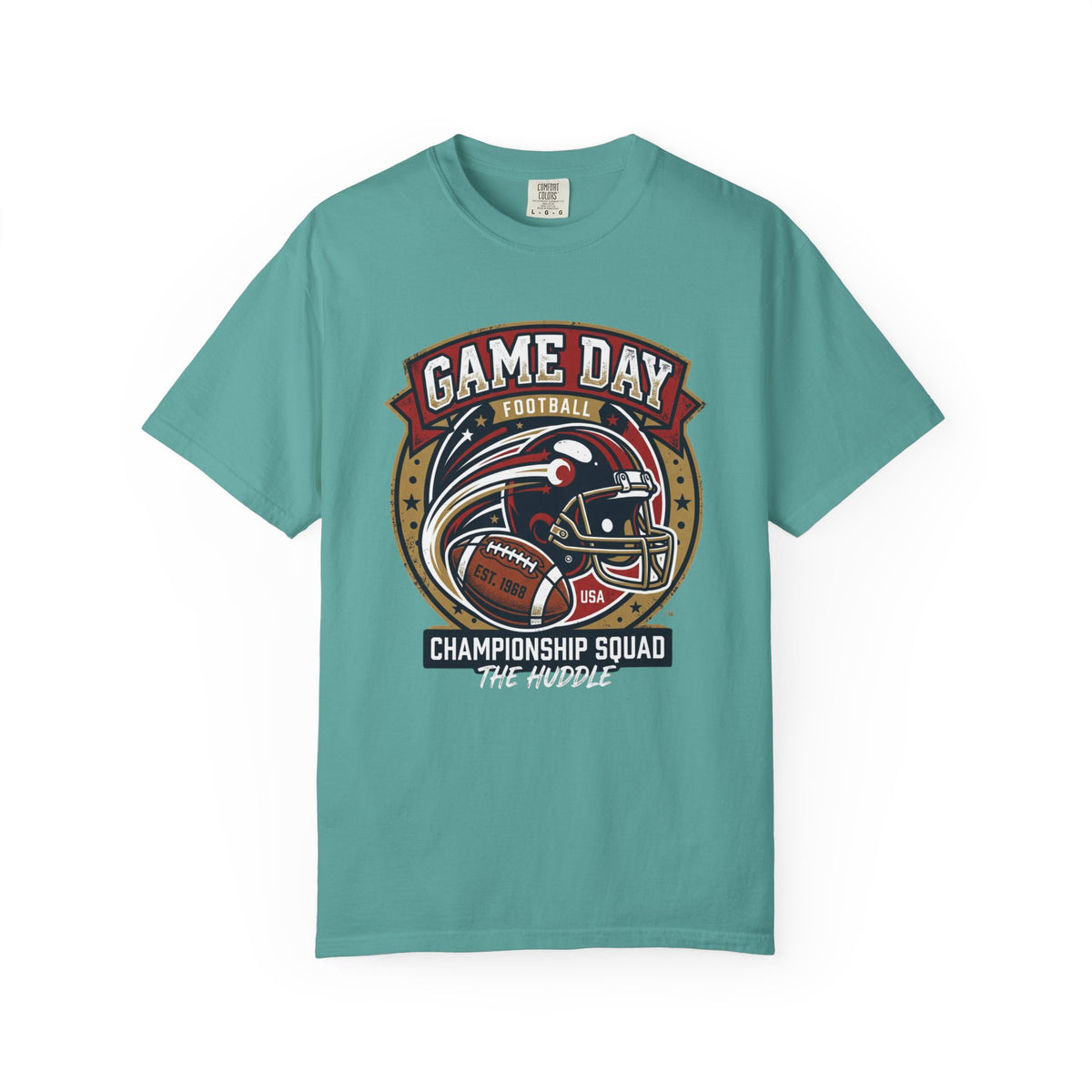 Game Day Football T-Shirt — Championship Squad "The Huddle"