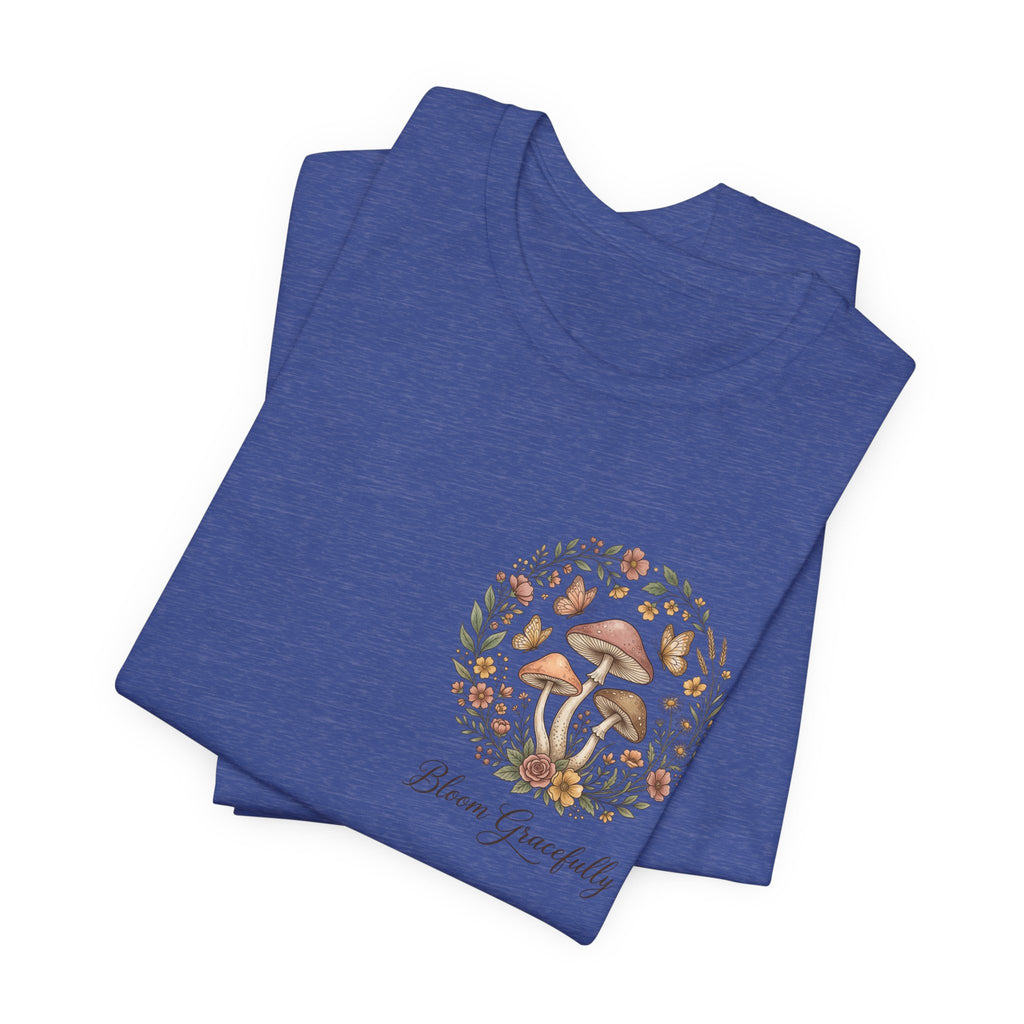 Mushroom Garden Tee — Please Enjoyably Floral Woodland Graphic T-Shirt
