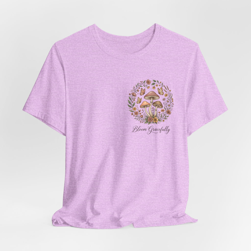 Mushroom Garden Tee — Please Enjoyably Floral Woodland Graphic T-Shirt
