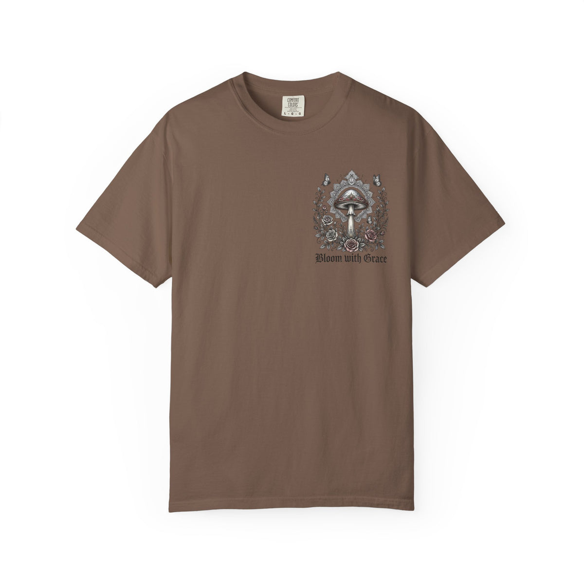 If Mushrooms Can Grow Through Shit T-shirt | Psychedelic Mushroom Design