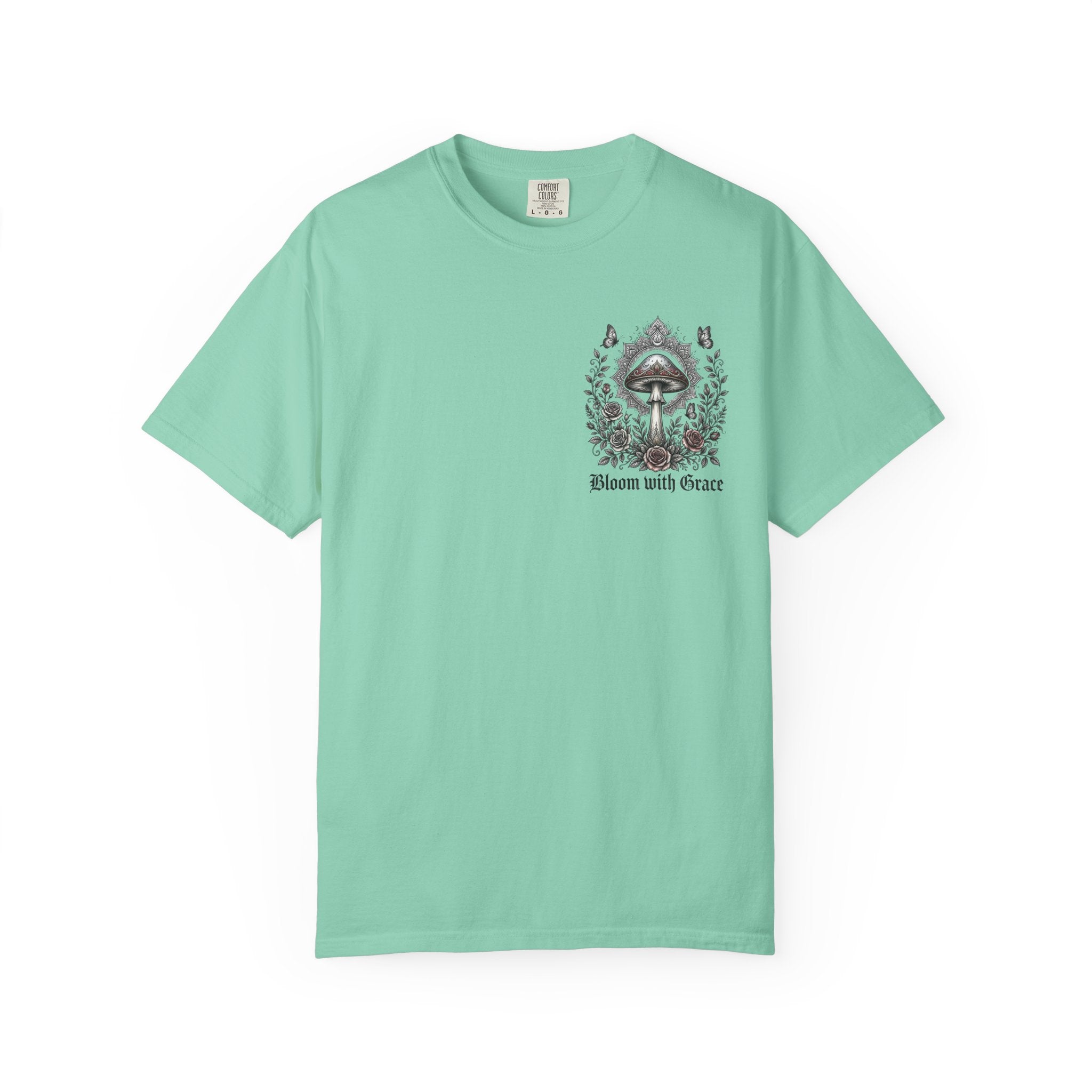 If Mushrooms Can Grow Through Shit T-shirt | Psychedelic Mushroom Design