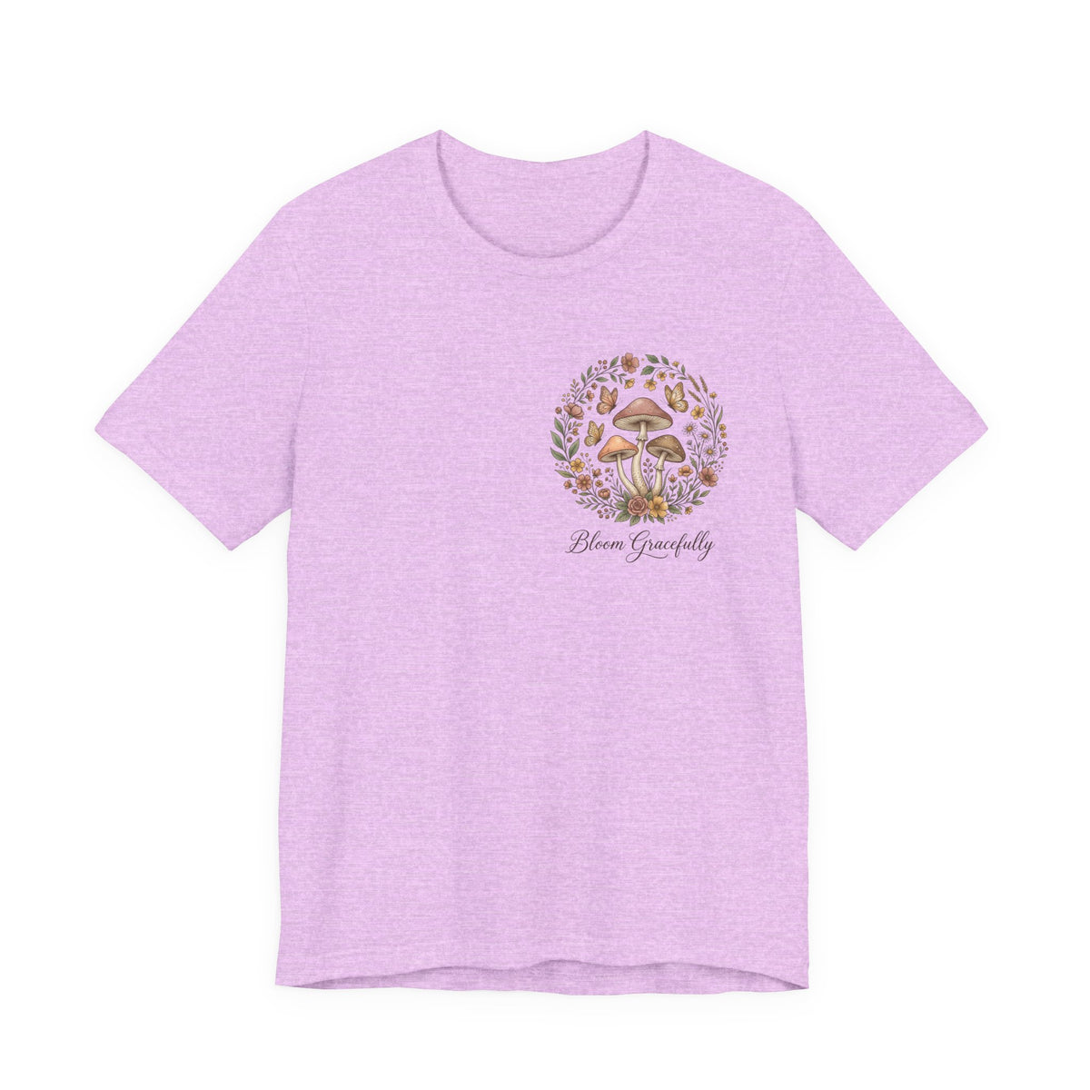 Mushroom Garden Tee — Please Enjoyably Floral Woodland Graphic T-Shirt
