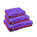 Packing Cubes For Travel Double Compression Pouch Luggage Organizer Storage Bags Large Capacity/Waterproof With Sturdy Zipper