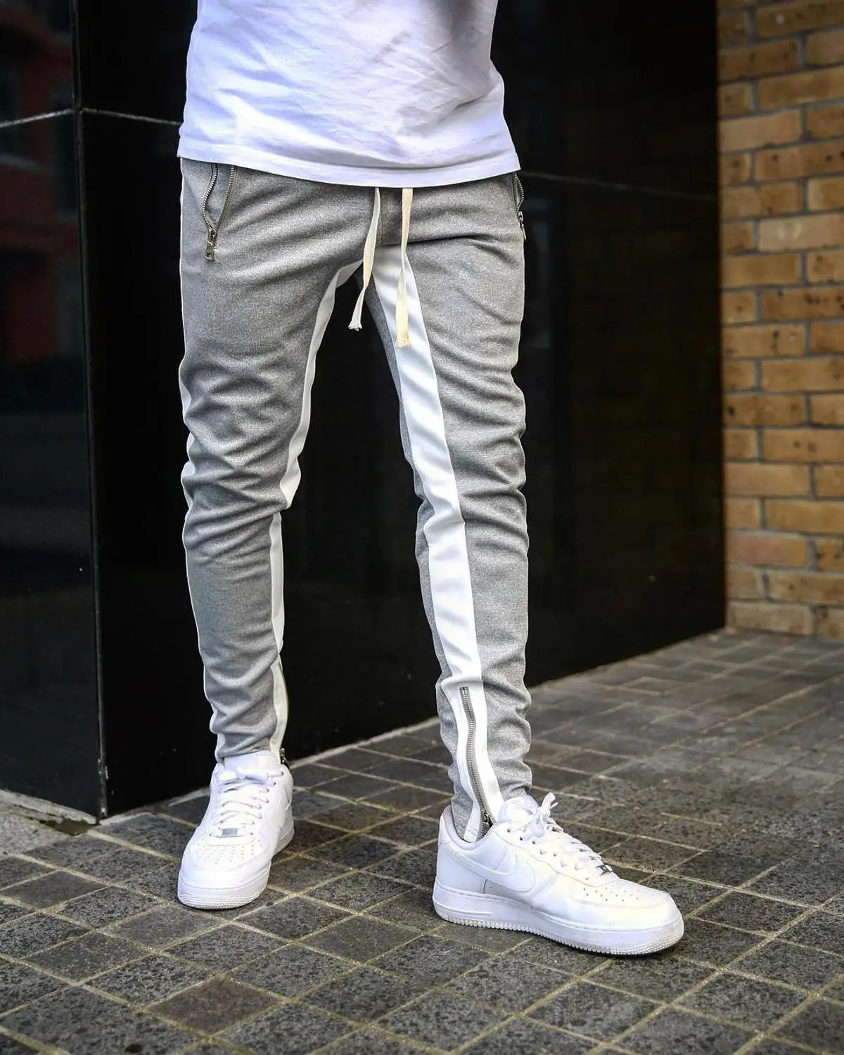 Mens Cotton Joggers Sport Running Pants Fitness Men Sportswear Tracksuit Bottoms Skinny Sweatpants Trousers Gyms Track Pants