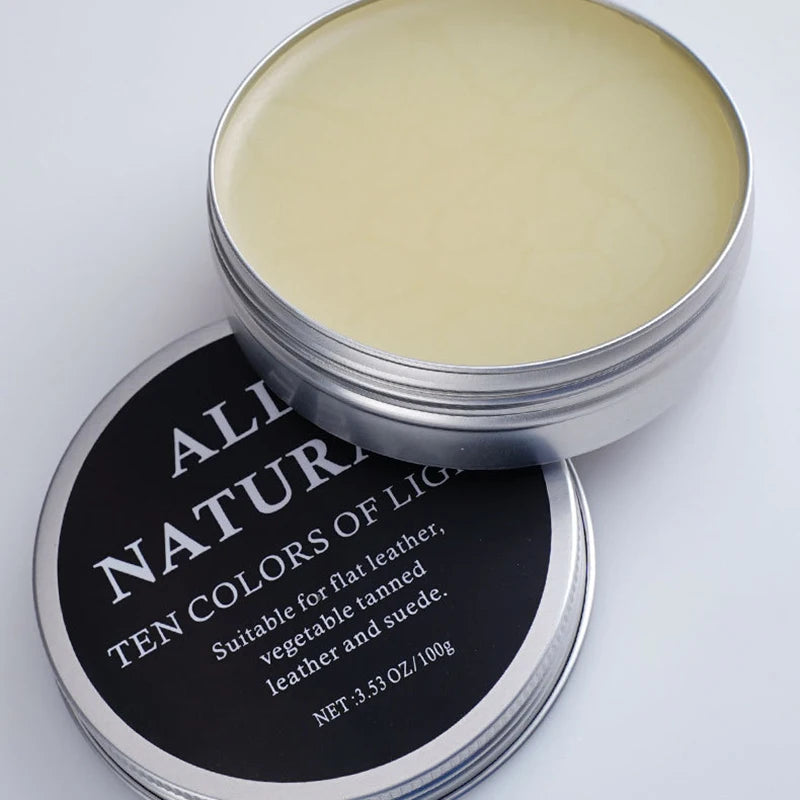 30ml/100ml Mink Oil Cream For Leather Shoes Bags Leather Care Cream Leather Maintenance Cream Leathercraft Accessories