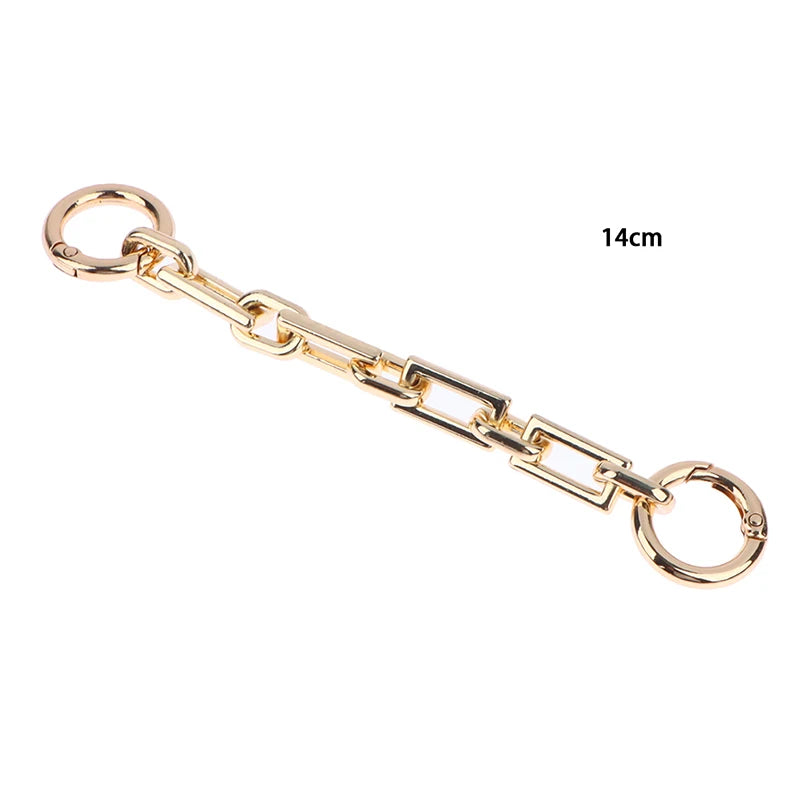 Bag Extension Chain Crossbody Purse Bag Chain Strap Handbag Hanging Buckle DIY Replacement Chain Charms Shoulder Bag Accessories