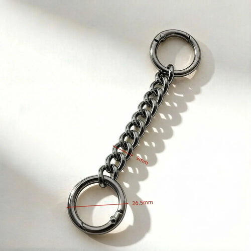 10-20cm Bag Strap Extender DIY Handbag Purse Chain with Metal Buckles for Purses Handbags Wallet Clutch Shoulder Crossbody Bags