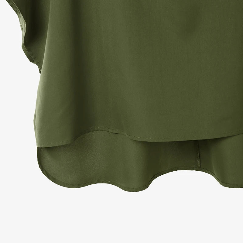 Fashion Half Sleeve Solid Blouse 2025 ZANZEA Stylish Women Tops Chic Pile Collar Office Shirt Summer Female Loose OL Work Blusas