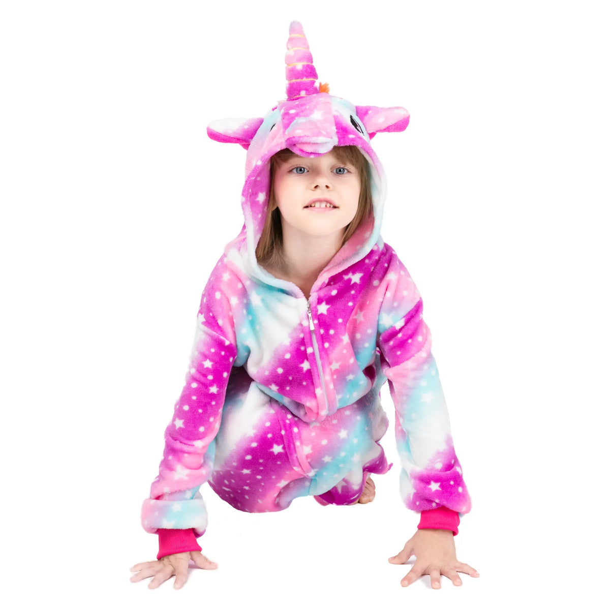 Children Pajamas Kids Unicorn Onesies Animal Cartoon Blanket Sleepers Winter Boys Girls Jumspuits Cosplay Costumes For Halloween