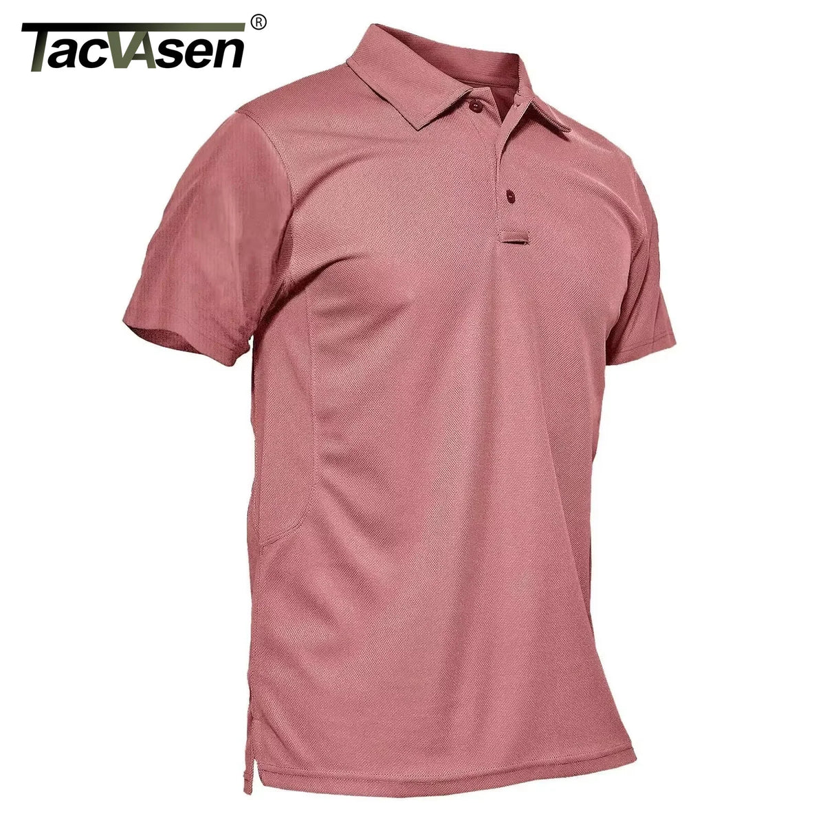 MAGCOMSEN Mens Polo Shirts Short Sleeve Quick Dry Breathable Pique Golf Shirt Tactical Collared Casual Work Shirt
