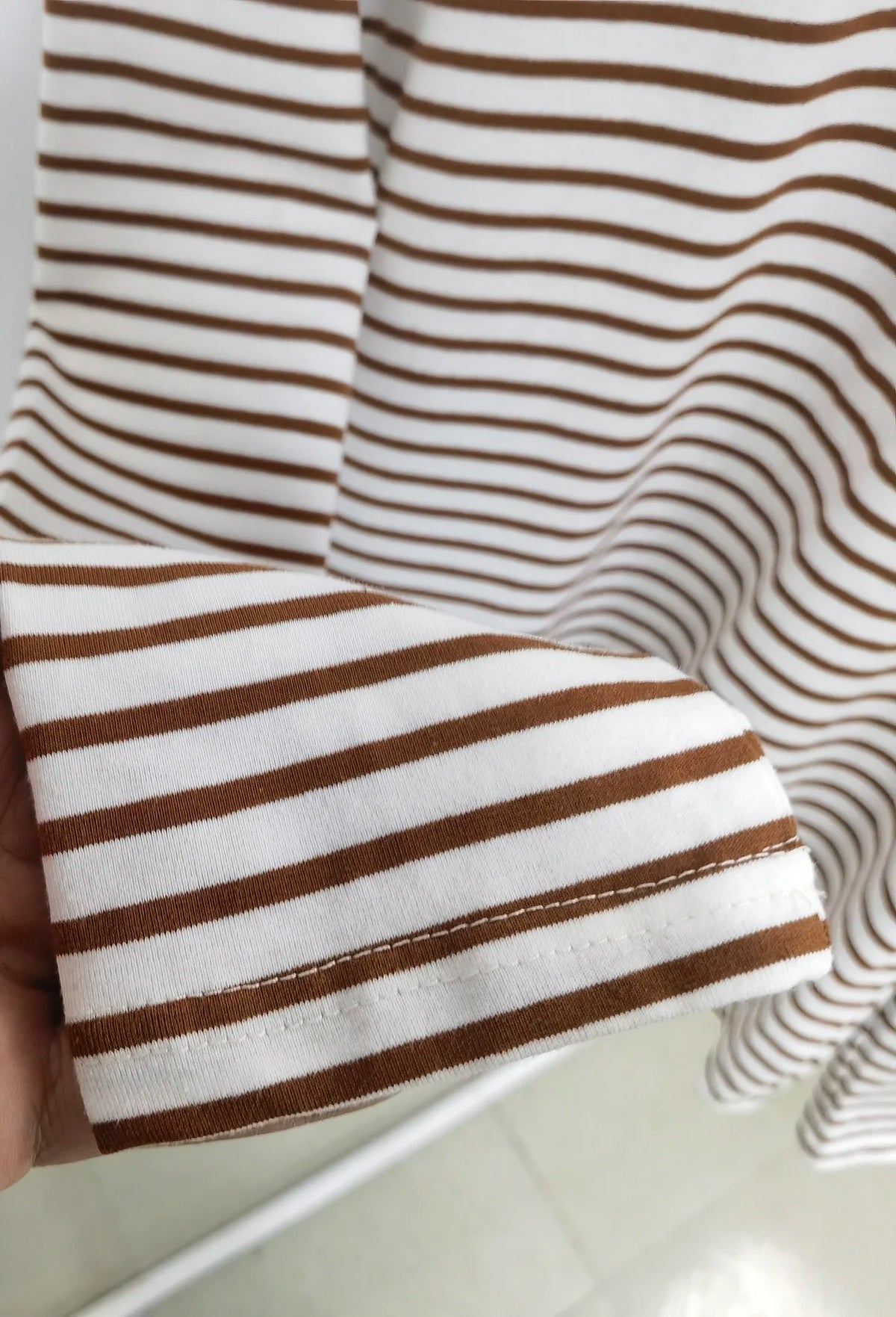 Wolfeel 2025 Summer Long Sleeve Striped T-Shirts Women Basic Casual Tops Female Cozy Loose Cotton Tees Harajuku T Shirt New