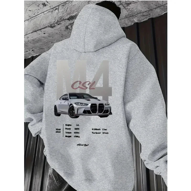 Fashion Men Women Unisex F40 Car Hoodies 2025 Autumn Winter Casual Sweatshirts JDM Streetwear Hoody Tops men clothing