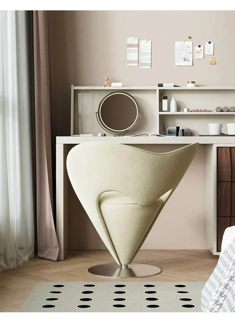 Modern Simple Makeup Stool Luxury Bedroom Dressing Room Rotatable Stools Multiple Colors Creative Interior Home Furniture