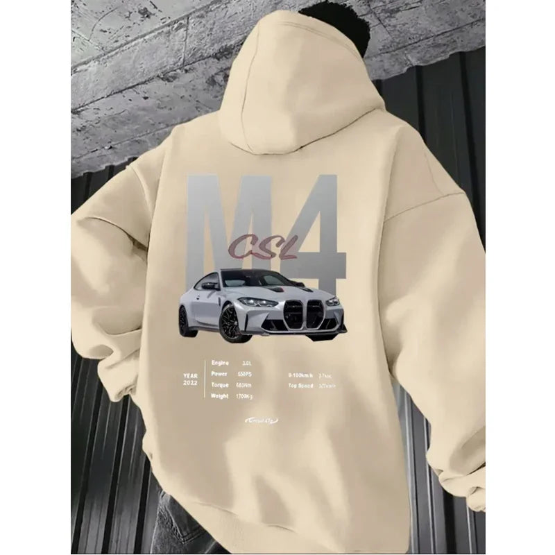 Fashion Men Women Unisex F40 Car Hoodies 2025 Autumn Winter Casual Sweatshirts JDM Streetwear Hoody Tops men clothing