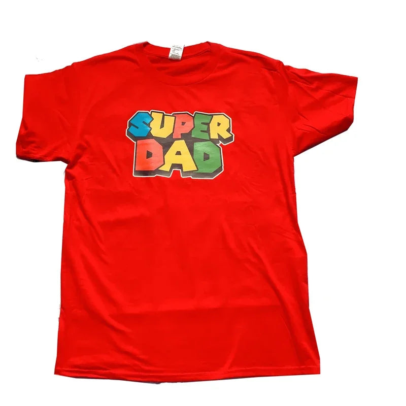 Super Dad Summer T-shirt Super Dad Men T-shirt Father's Day Gift