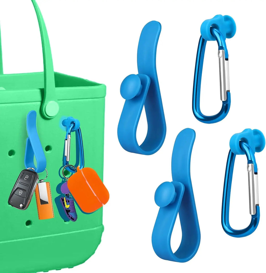 Key Holder for Bogg Bag, Accessories for Bogg Bags Original X Large, Insert Charm Carabiner Keychain for Beach Bag
