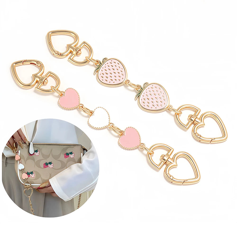 Fashion Bag Extension Chains Charm Crossbody Handbags Purse Metal Extender Chain Replacement DIY Shoulder Bag Accessories Gift