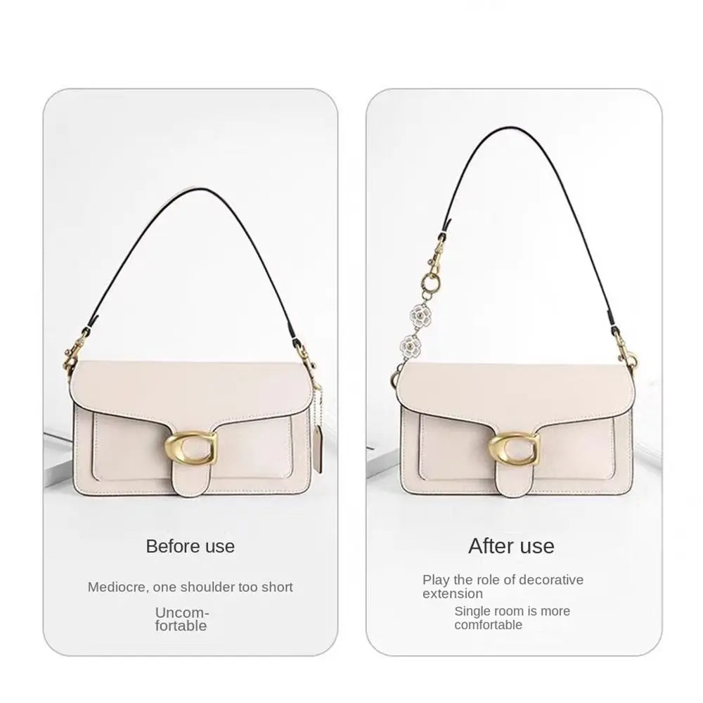 2024 Fashion Sakura Metal Purse Strap Extender Handbag Bag Extension Chain Replacement Chain DIY Bag Accessories