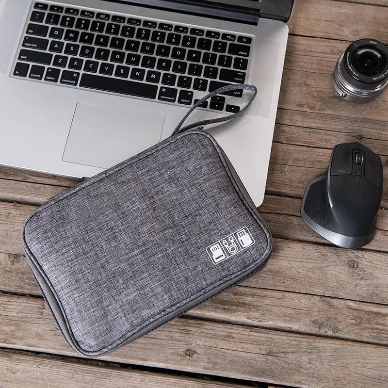 Cable Organizer Bag Electronic Storage Bag Gadget Organizer Charger Cable Wires Headphone Case Travel Digital Accessories Pouch