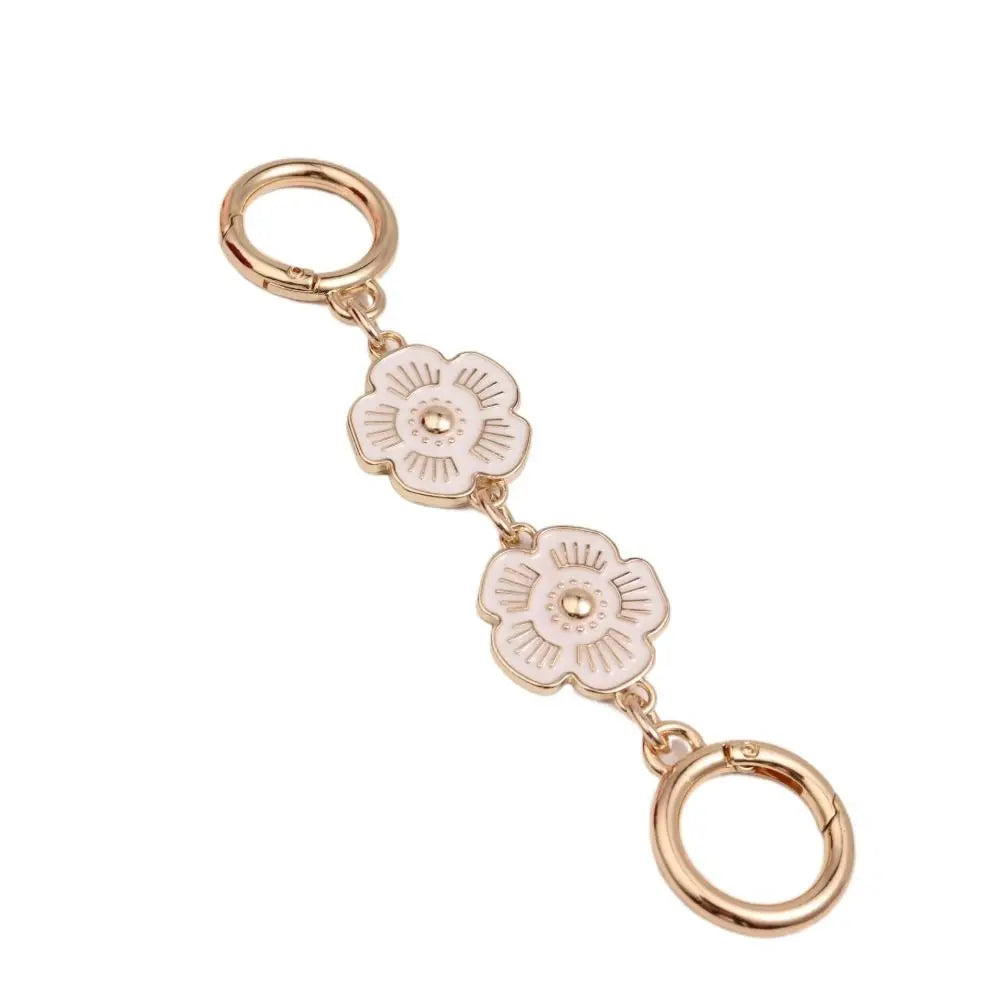 2024 Fashion Sakura Metal Purse Strap Extender Handbag Bag Extension Chain Replacement Chain DIY Bag Accessories