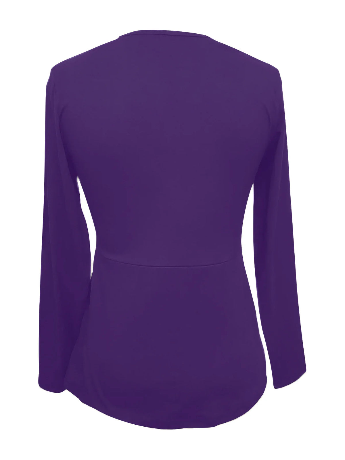 2025 New Women'S Long Sleeve T Shirts Fall Casual Tops Trendy Kink Solid Colors Blouses Autumn Pullover Clothes Camiseta Mujer