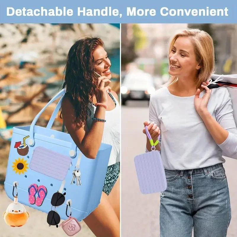 Silicone Phone Holder Durable Water-resistant Insert Bag Summer Travel Cellphone Protection Beach Bags Organizer Accessories