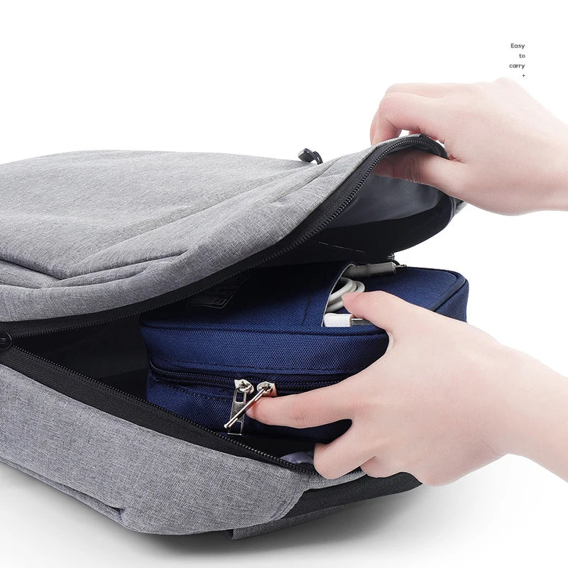 Bag Portable Organizer Oxford Cloth Travel Storage for Power Bank Headphones Data Cables Digital Accessories