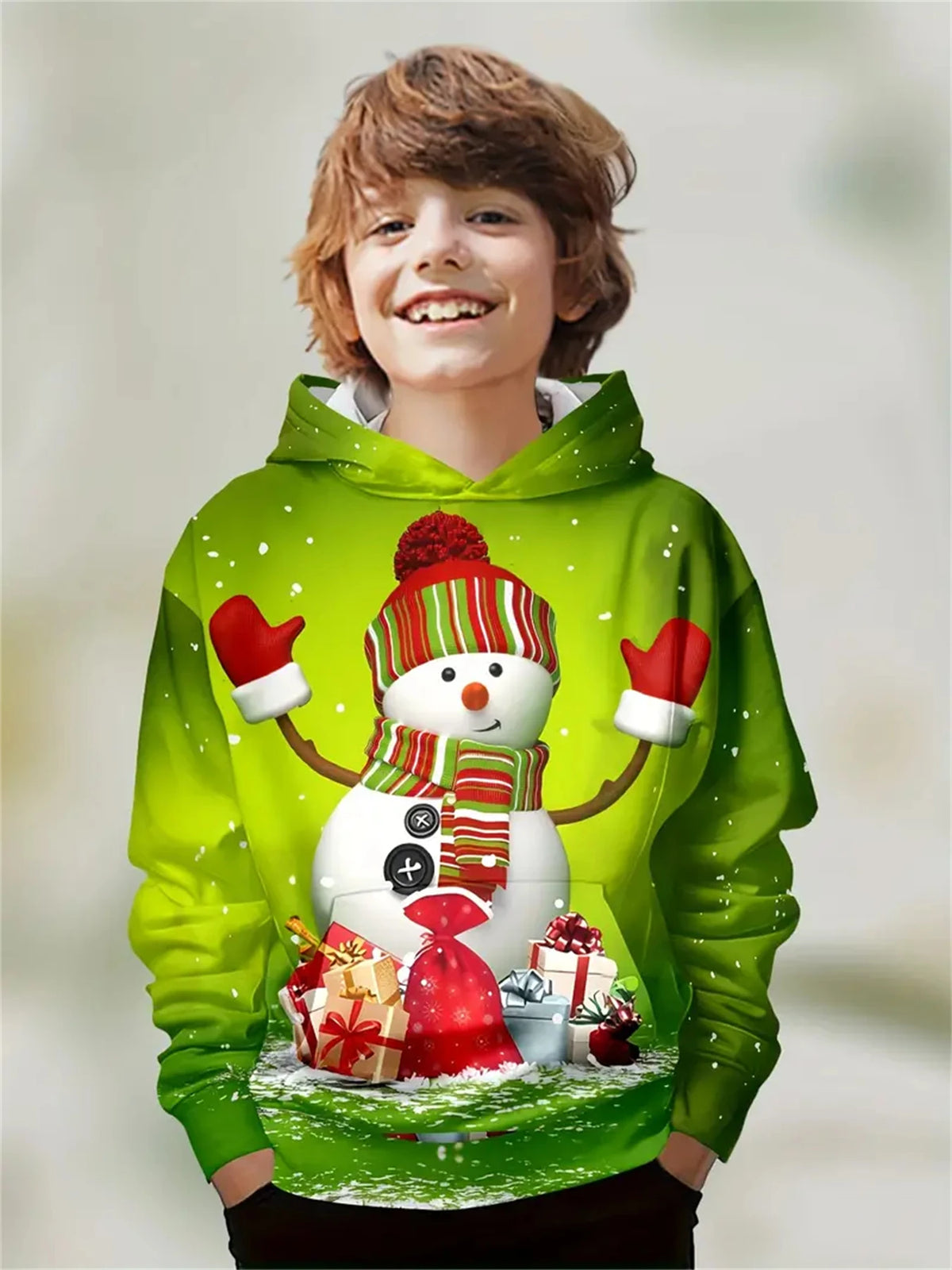 Child Sweatshirt Boys' Fashion Motocross Racing 3D Printed Casual Hoodie Long Sleeve Polyester Sport Tops Pullover Kids Clothes