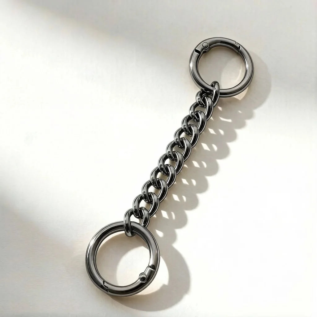 10-20cm Bag Strap Extender DIY Handbag Purse Chain with Metal Buckles for Purses Handbags Wallet Clutch Shoulder Crossbody Bags
