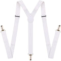 Men's Heavy Duty Suspenders High Elastic Adjustable Braces with 3 Strong Clips for Pants Holder Ideal for Wedding Wear
