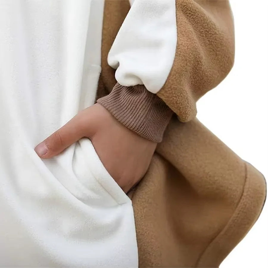 Kids Squirrel Onesie Animal Kigurumi Child Cosplay Costume Halloween Pajamas Christmas Gift Bat Pyjamas One-Piece Bodysuit