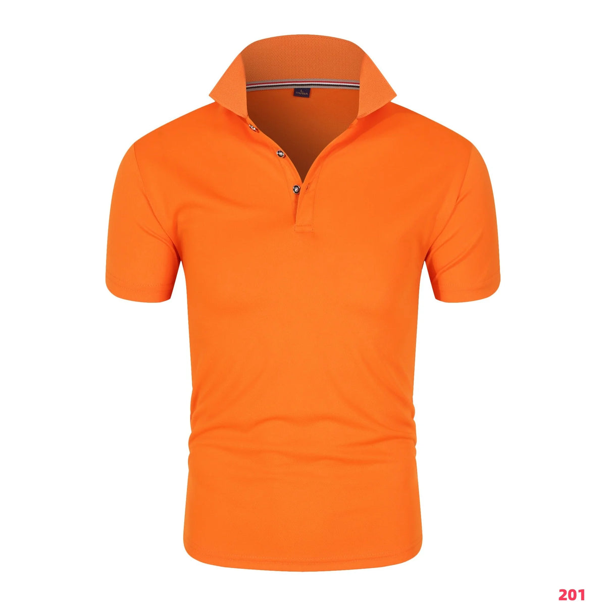 2025 New Men's Collar T-Shirt White Casual Short Sleeved Golf Collar Shirt New Polo Shirt Summer High Quality