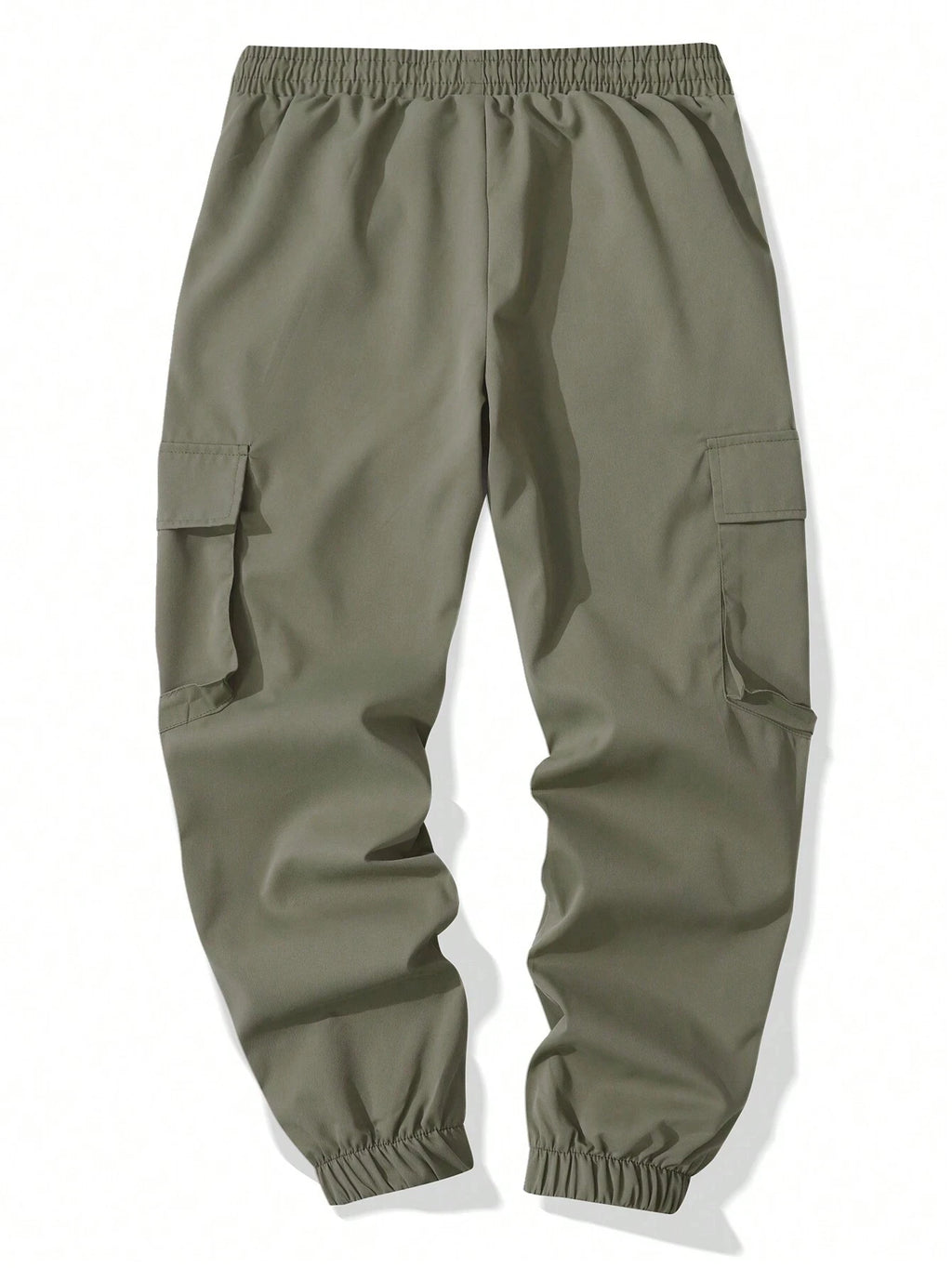 Men's Casual Cargo Pants Sweatpants Outdoor Bunched Long Trousers Autumn Multi-Pocket Durable Workwear Joggers Streetwear