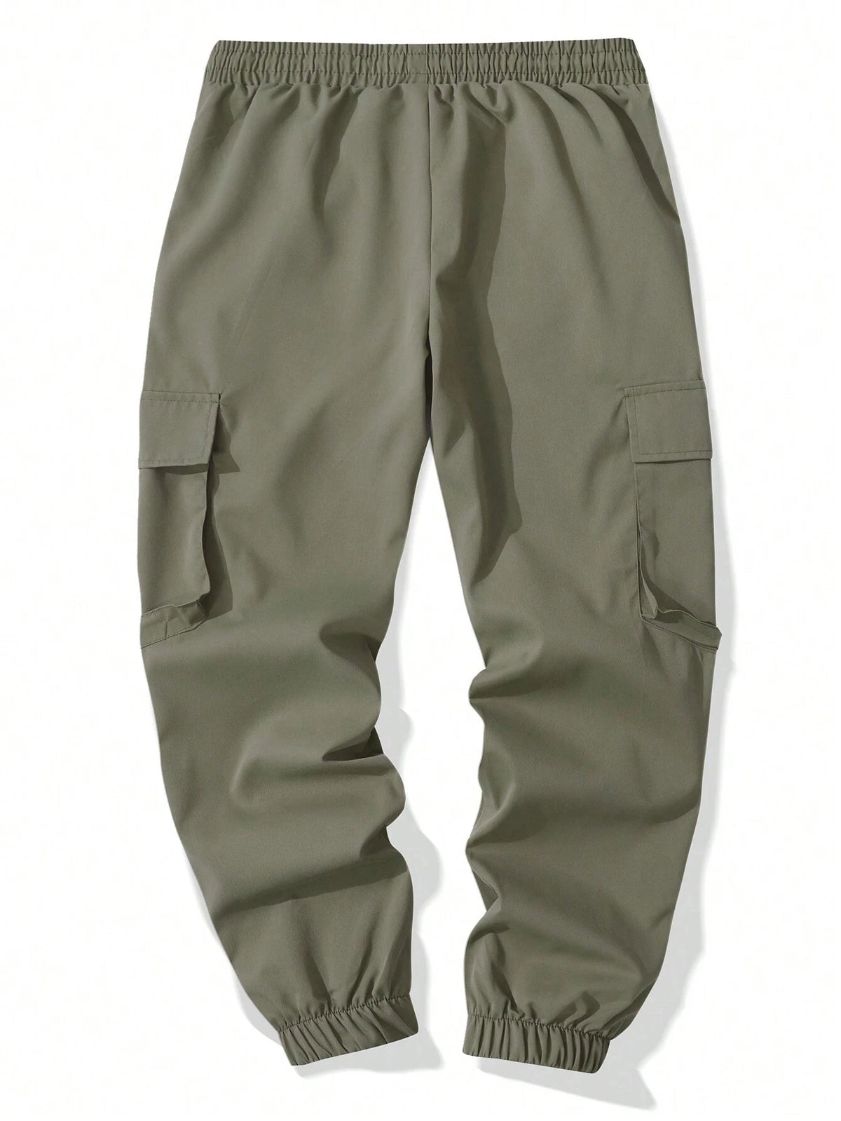 Men's Casual Cargo Pants Sweatpants Outdoor Bunched Long Trousers Autumn Multi-Pocket Durable Workwear Joggers Streetwear