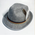 New Fashion Feather Decors Hat Western ornament Oktoberfest Hat Bavarian Swiss Costume Cosplay Cap Men Women Party Photo Props
