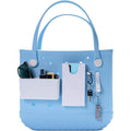 4PCS Organizer Holder for Bogg Bag, Accessories for Bogg Bags, Phone Holder Compatible with Bogg Bag Original, White