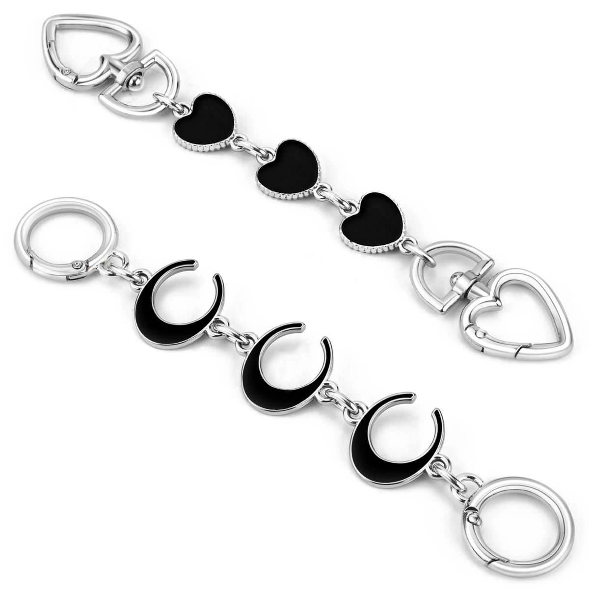 2PCS Purse Chain Extender Bag Extender Chain Purse Strap Extenders for Handbags Crossbody Bag Charms Accessories