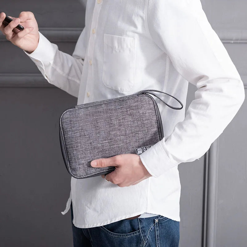 Cable Organizer Bag Electronic Storage Bag Gadget Organizer Charger Cable Wires Headphone Case Travel Digital Accessories Pouch