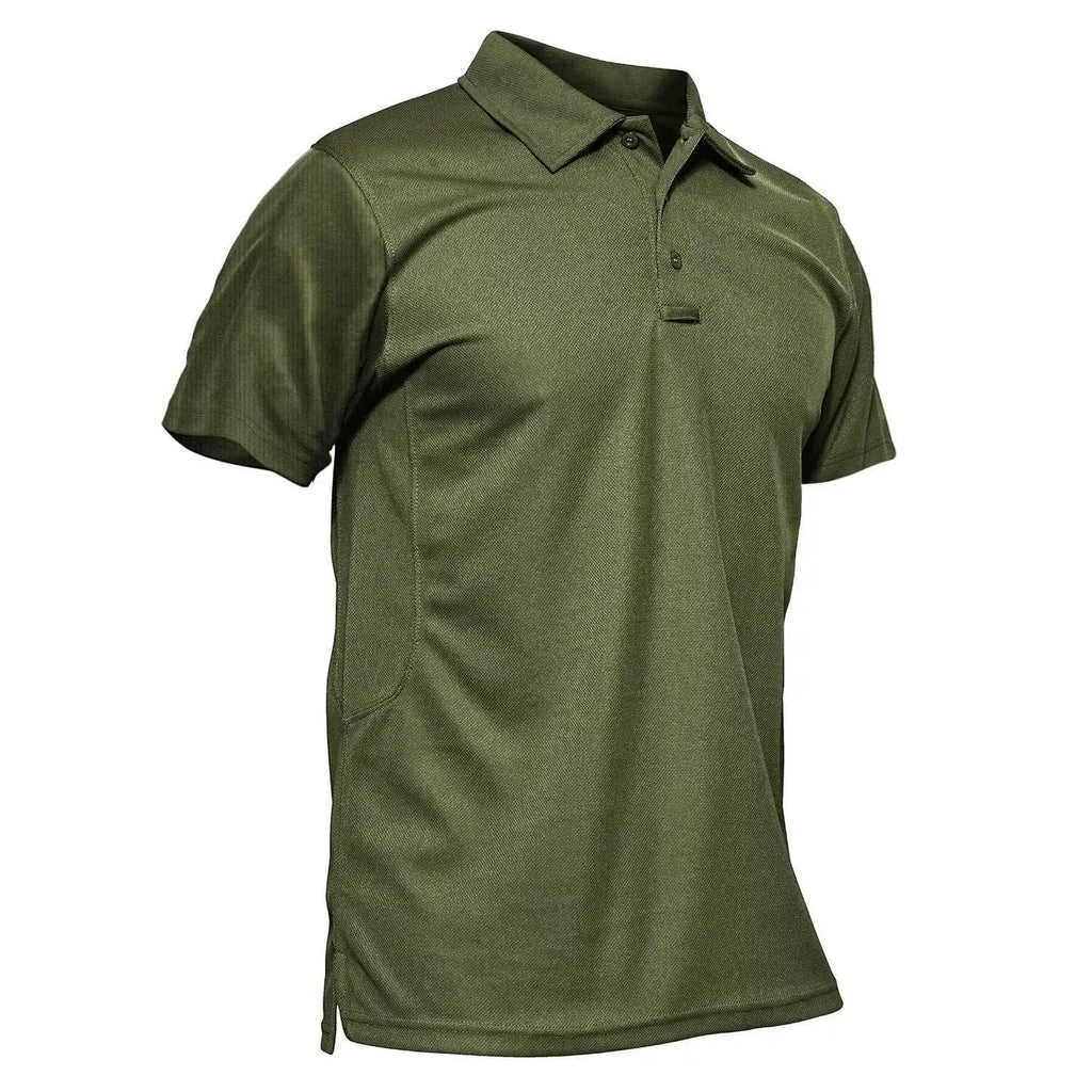 MAGCOMSEN Mens Polo Shirts Short Sleeve Quick Dry Breathable Pique Golf Shirt Tactical Collared Casual Work Shirt