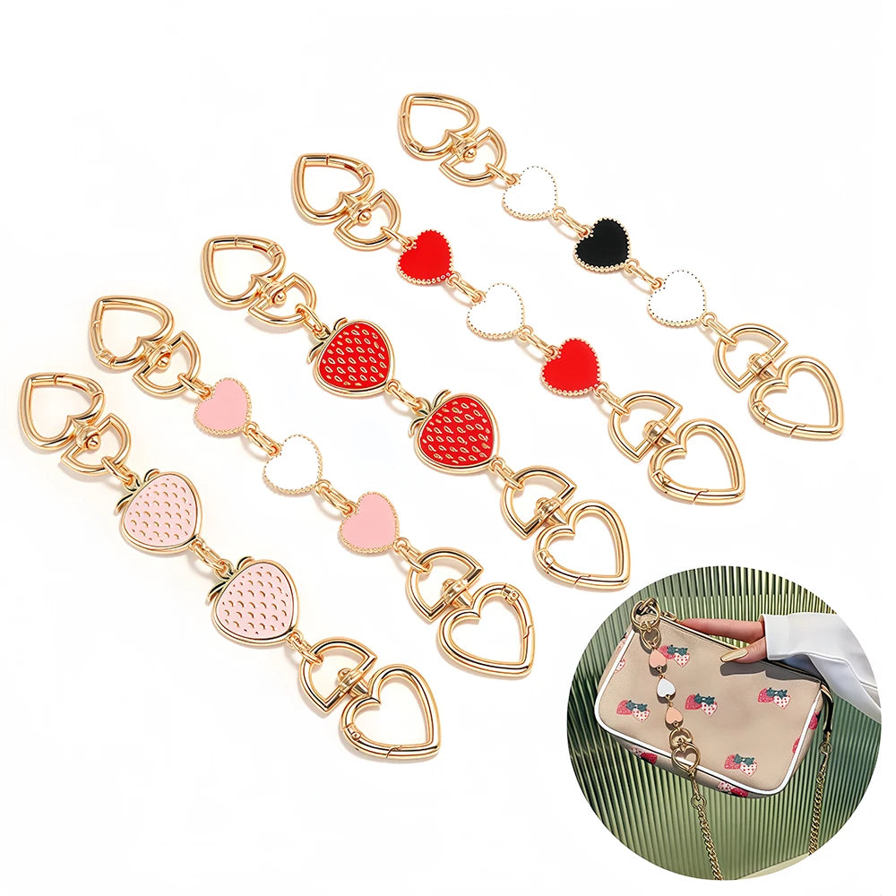 Fashion Bag Extension Chains Charm Crossbody Handbags Purse Metal Extender Chain Replacement DIY Shoulder Bag Accessories Gift