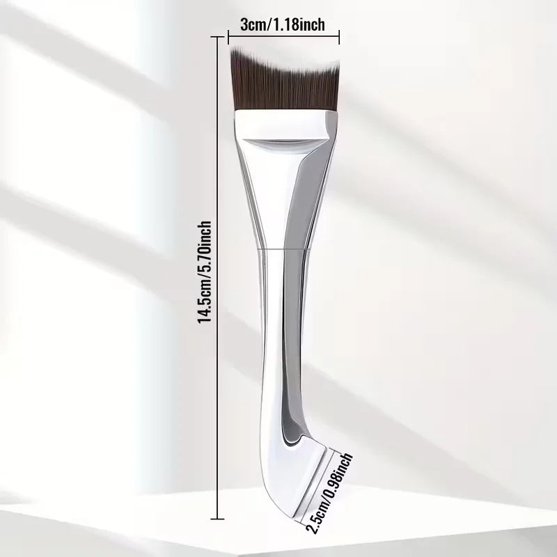 Ultra-Thin Foundation Brush Lightweight Flat Contour Brush for Seamless Blending of Cream and Liquid Makeup Professional Tools