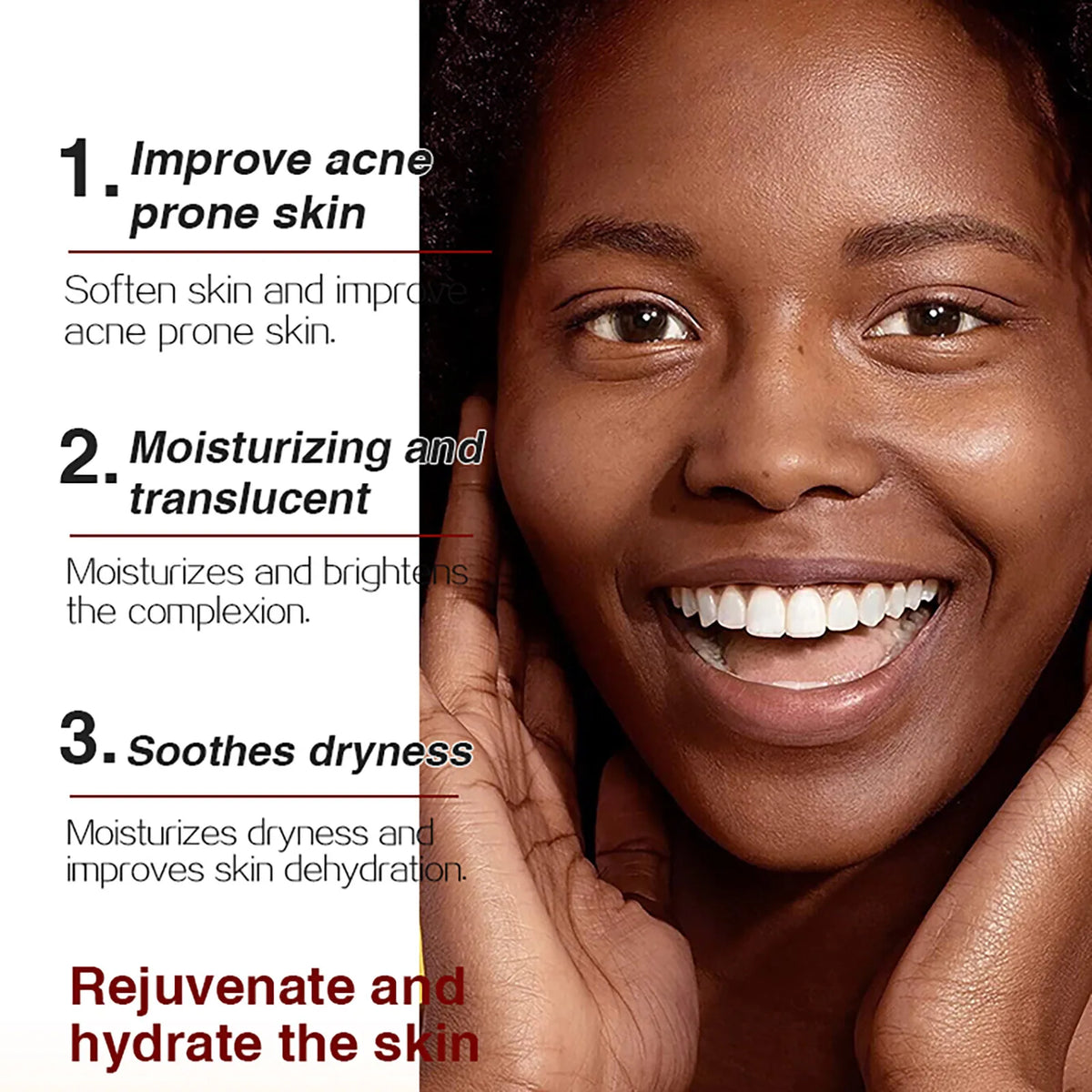 AILKE Organic Turmeric Whitening Skin Care Set, with Vitamin C, Clean Skin, Reduce Acne, Hydrating and Firming for Women