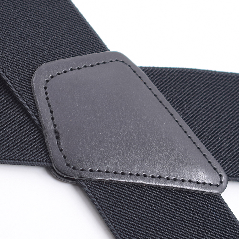Heavy Duty Big Size Suspenders for Men Work Outdoor 2 Inch Wide X Back 4 Strong Clips Adjustable Elastic Trouser Braces Straps