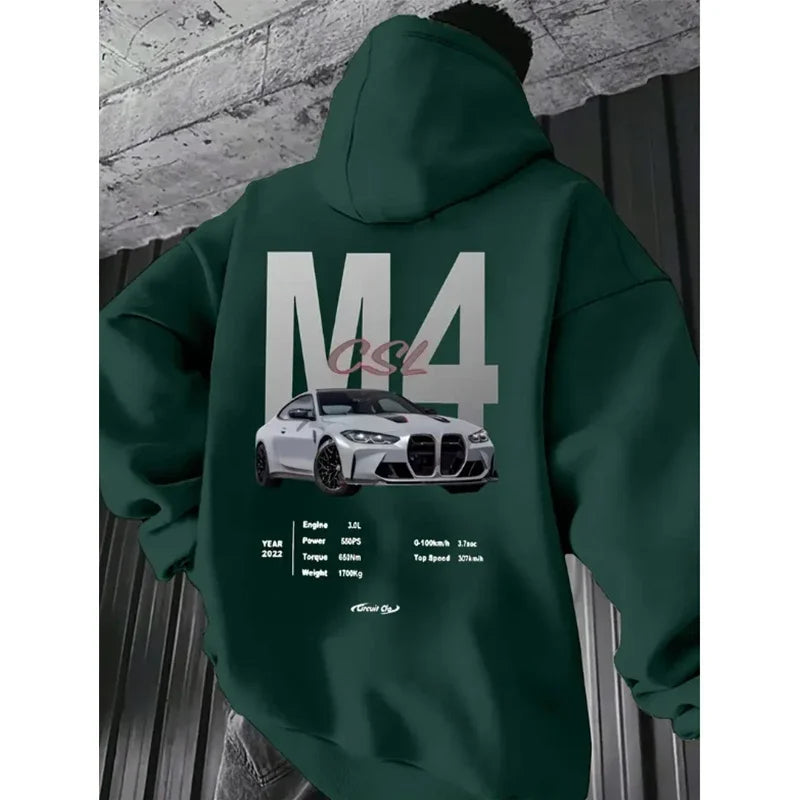 Fashion Men Women Unisex F40 Car Hoodies 2025 Autumn Winter Casual Sweatshirts JDM Streetwear Hoody Tops men clothing