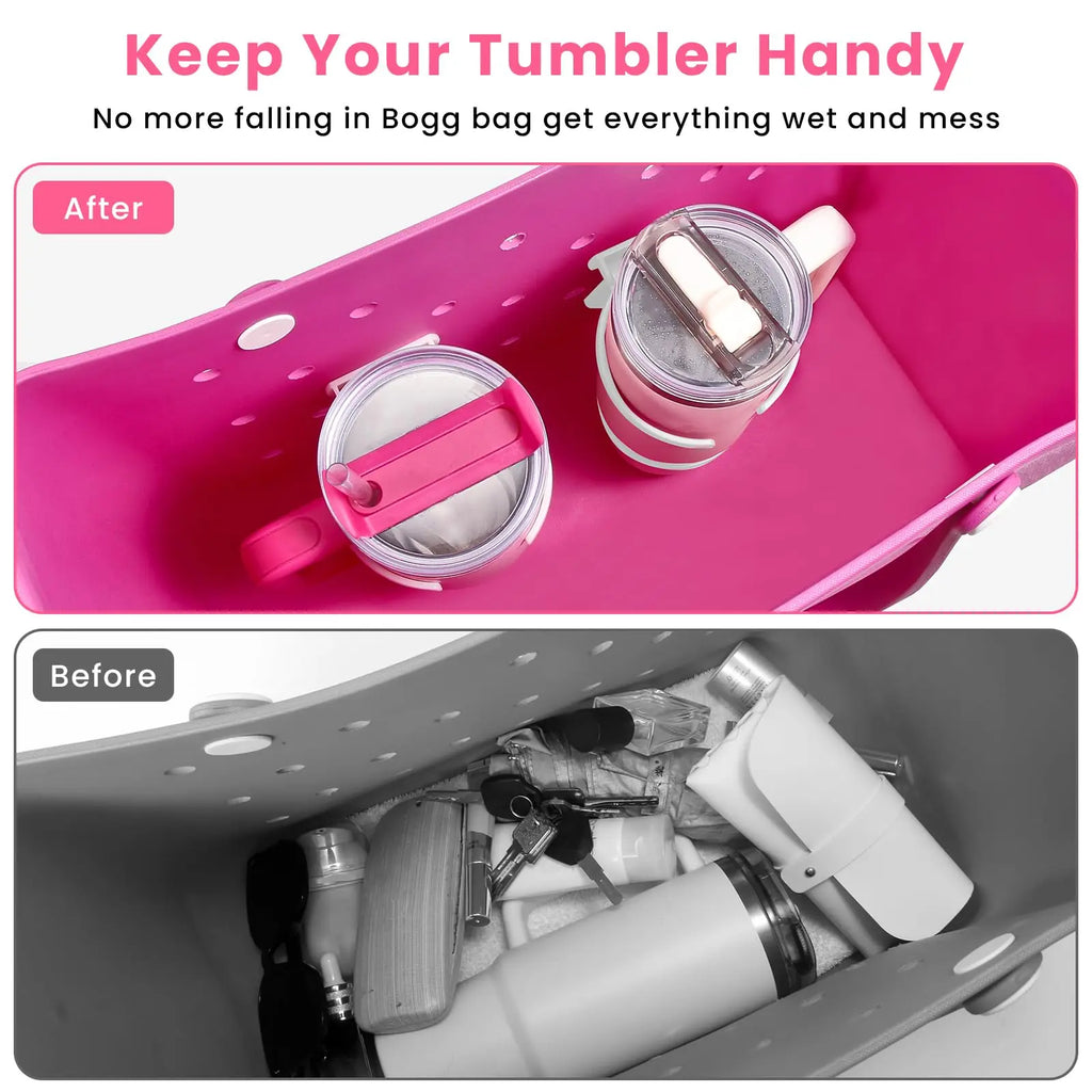 Cup Holder for Bogg Bag  Compatible with 30oz/40oz Tumblers Adjustable Bogg Bag Water Bottle Accessories