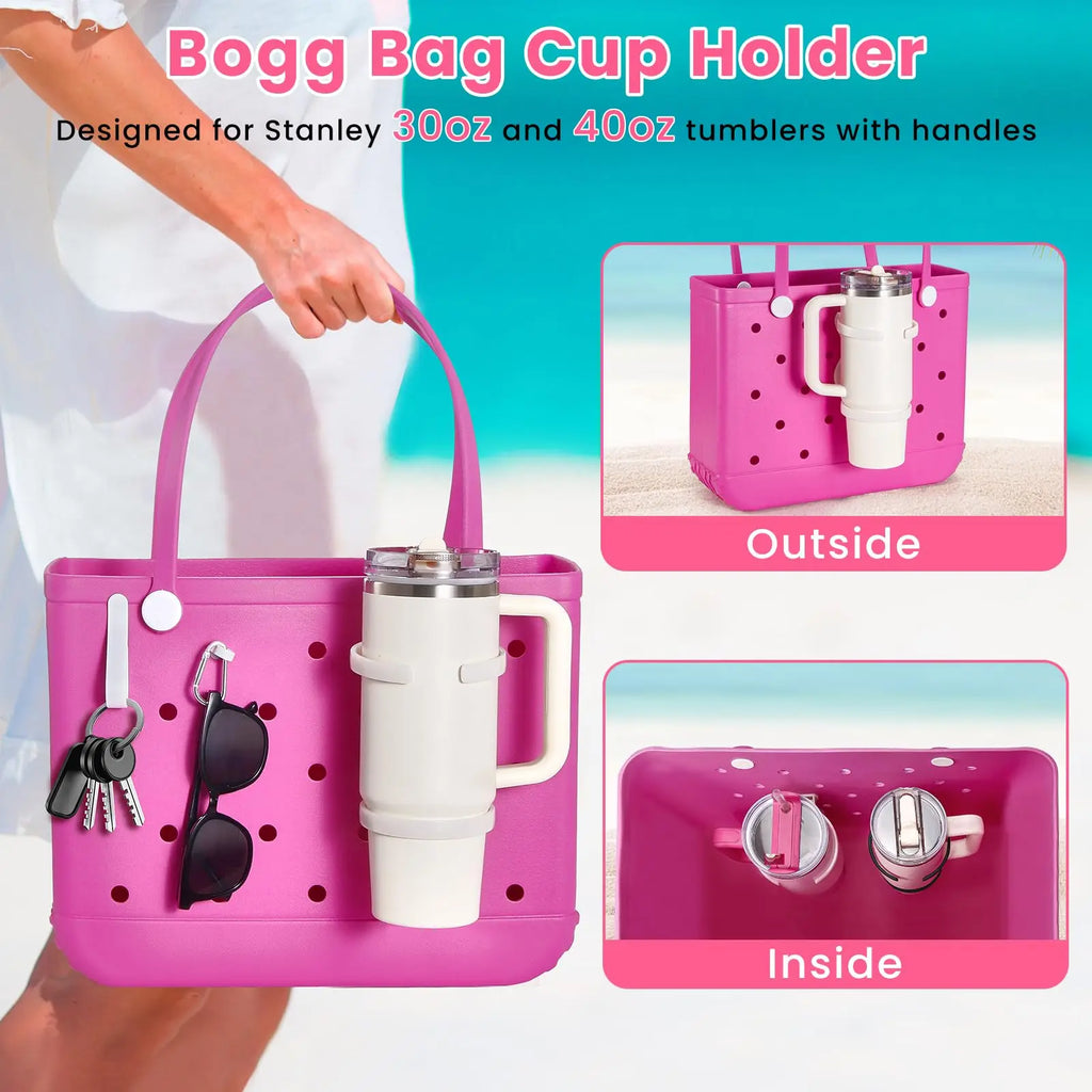 Cup Holder for Bogg Bag  Compatible with 30oz/40oz Tumblers Adjustable Bogg Bag Water Bottle Accessories